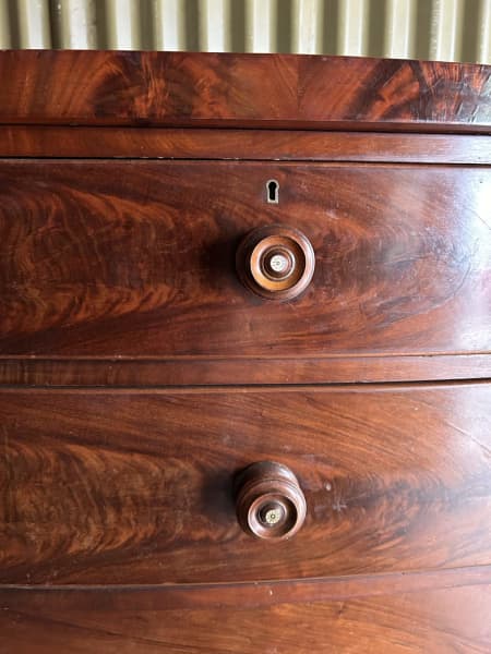 Antique dark wood chest of drawers62863381690370111
