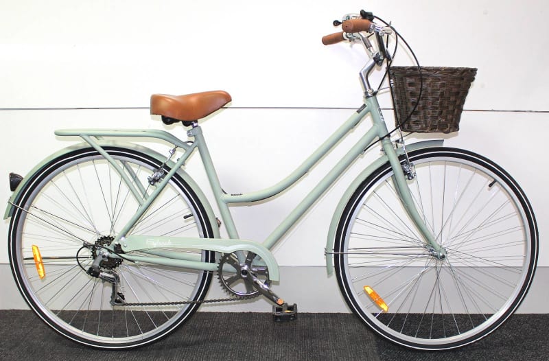 sage green cruiser bike