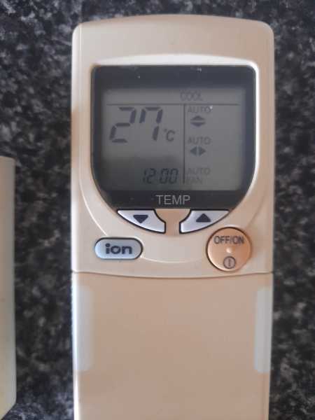 ORIGINAL PANASONIC AIRCONDITIONER REMOTE CONTROL63017318052609111