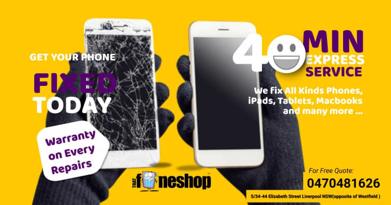Best Place for Phones, Tablets, Macbook Repairs in Liverpool, Sydney63020444576386113
