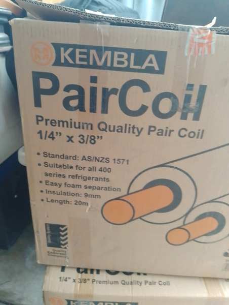 one left 1/4 X 3/8 Paircoil Kembla x20 metres 63437935486723111