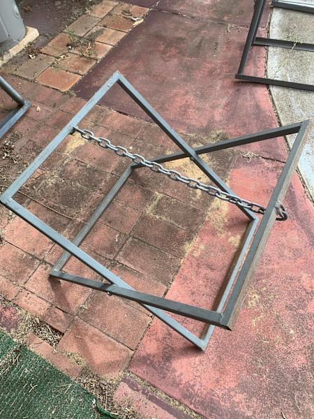 Folding mud board stand630115586754581111
