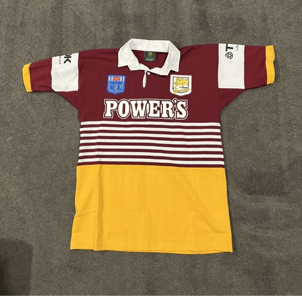 NRL Retro Heritage Jersey - Brisbane Broncos 1992 - Rugby League