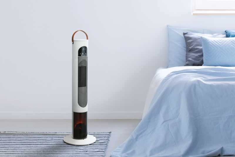 Kogan SmarterHome 2000W Tower Heater Fireplace Effect (Almost New)63014237490691112
