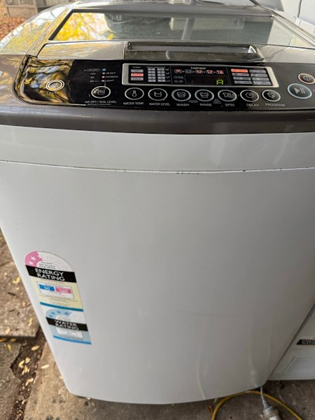 LG 8kg digital inverter top loader washing machine 63021729068417112