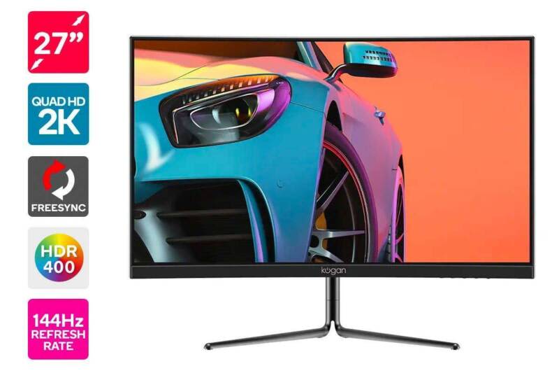 kogan 144hz curved monitor