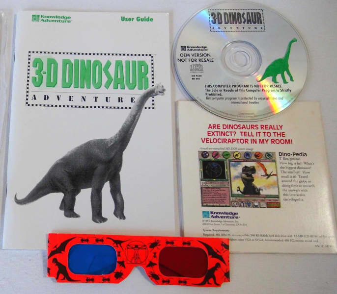 3D Dinosaur Adventure (1993) PC 