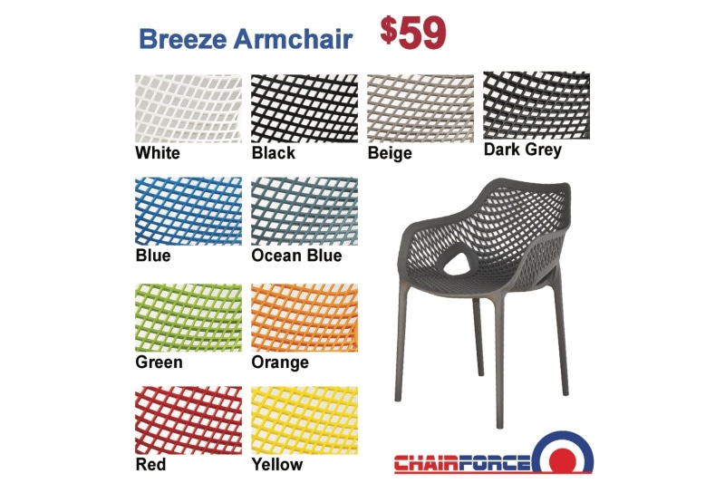 Breeze Chairs - Stackable and lightweight62863841063810112