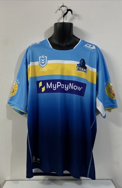 2023 Gold Coast Titans Home Jersey – Peter Wynn's Score