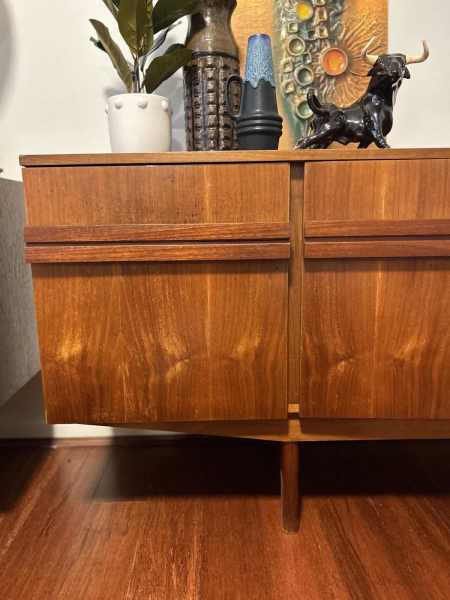 Mid century sideboard buffet teak retro vintage Post Rail like parker 62864724462723111