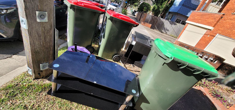 desk black,  dining chairs,  lamp, shelves,  ironing board Coogee 62864724372866113
