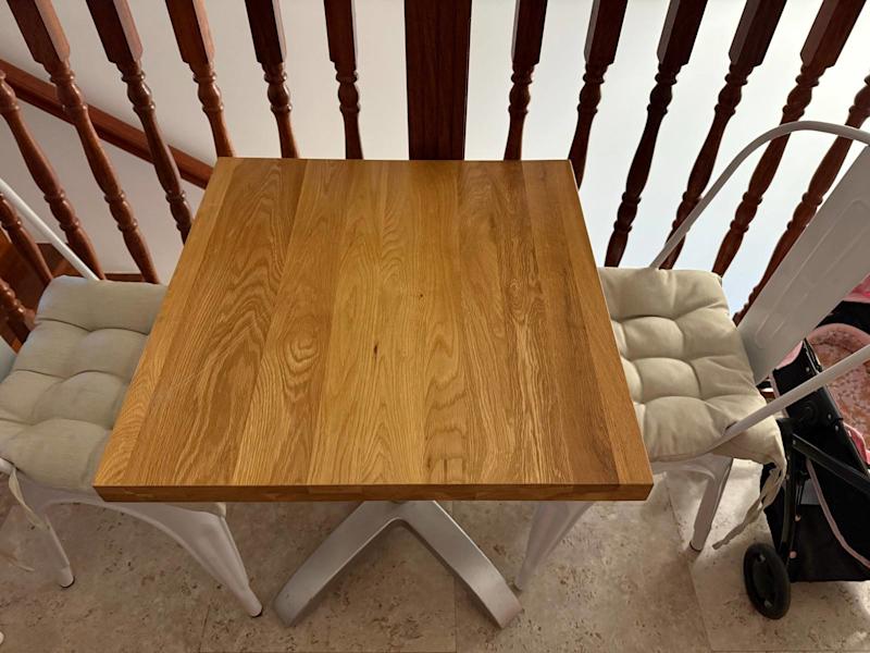 Table solid wooden top / Cafe Style62863377472385112