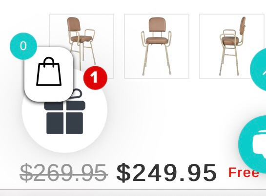 High Chair BarStool NEWCost$250 height adjusts forHip Knee replacement62863840040707111