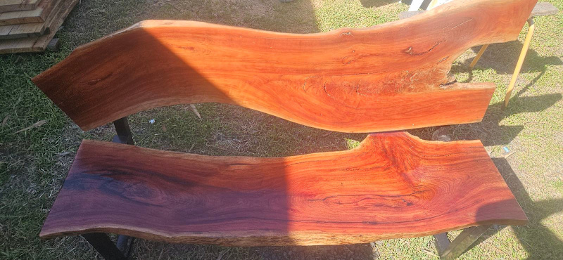 ironbark live edge Bench seat62863380335106112