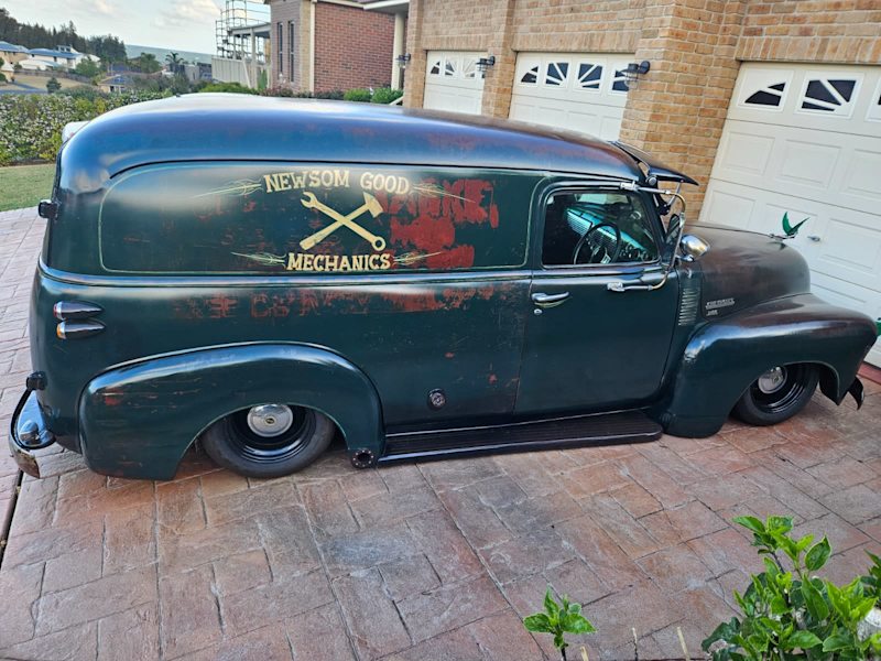 1950 Chevrolet panel van truck62935687435394114