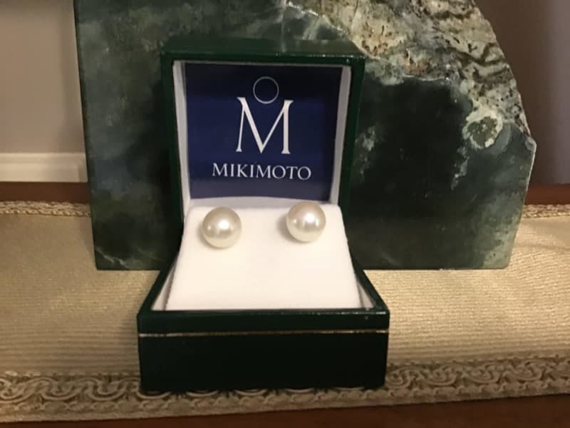 Mikimoto Morning Dew 18ct White Gold Akoya Cultured Pearl and Diamond   Mallory