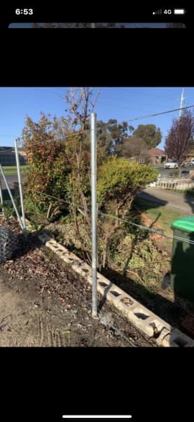 GAL 40mm FENCE POSTS AS NEW63014240954243111