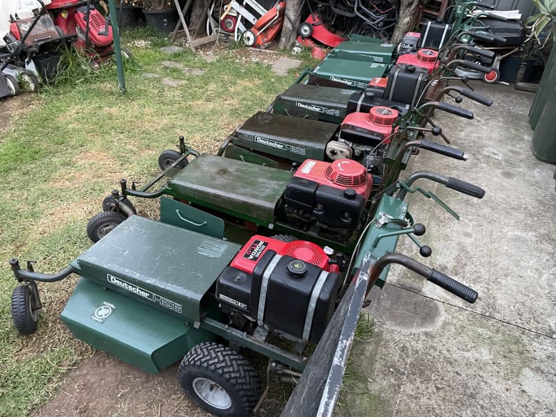 Deutscher ride on discount mower for sale