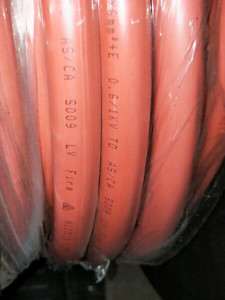 Electra 30metres of 6mm 2 core and earth Fire Rated Cable BRAND NEW63440109833345111