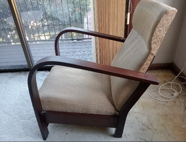 Vintage Art Deco Recliner Chair 62863411324675114