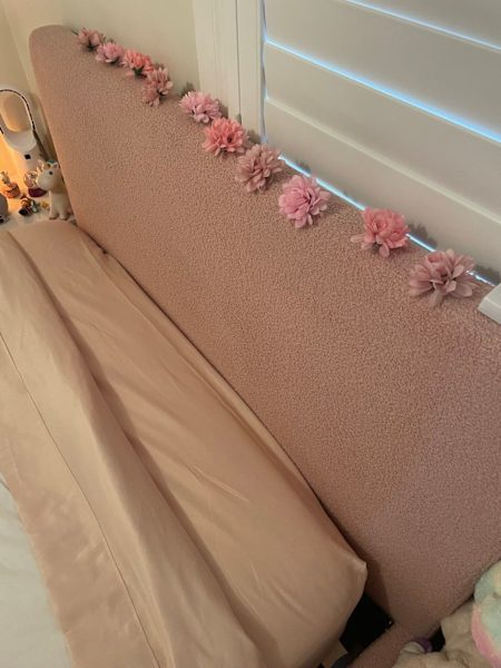 Girls Pink Double Bed & Matress62863837690241111