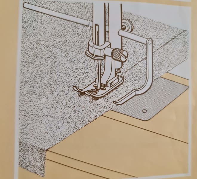 Edge guide for Husqvarna 6690 sewing machine vintage63014237847042114