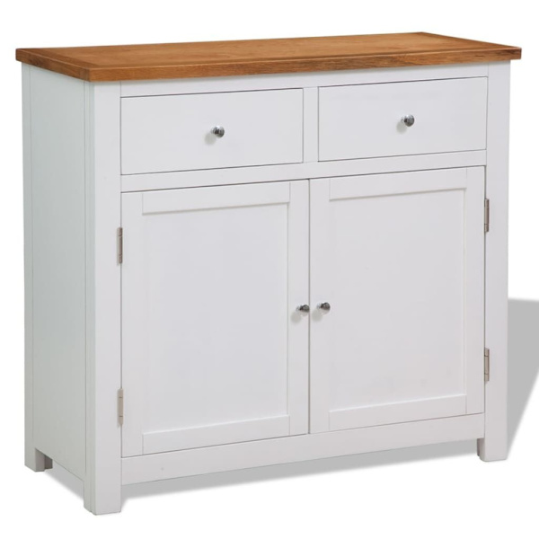Sideboard 90x33.5x83 cm Solid Oak Wood62863408293634111