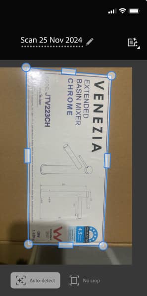 Johnson Suisse Venezia Extended Basin Mixer Chrome JTV223CH63439506947715112