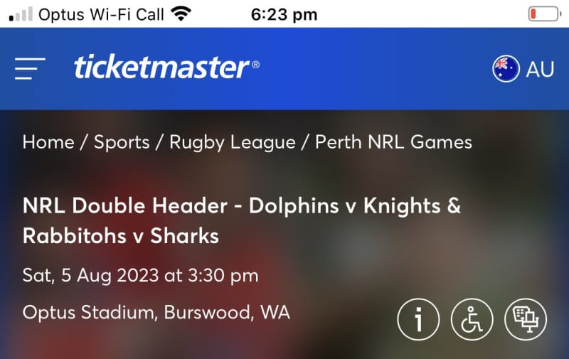 NRL Double Header Dolphins V Knights Rabbitohs V Sharks