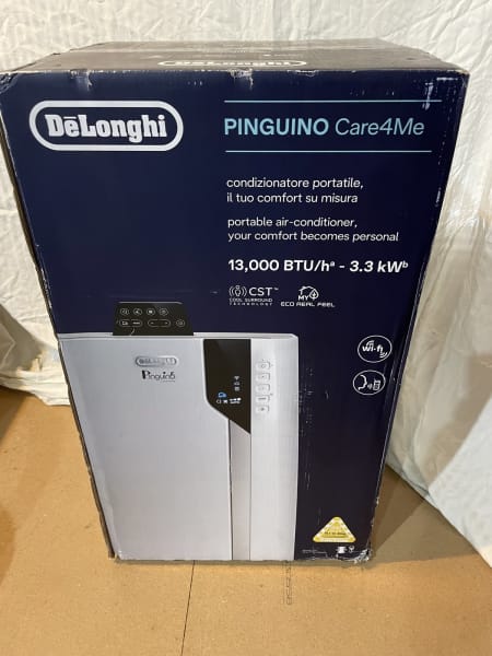 delonghi 2.4 kw pinguino portable air conditioner pacem82