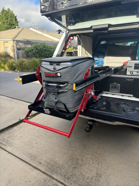 DIY Drop Down Fridge Slide 