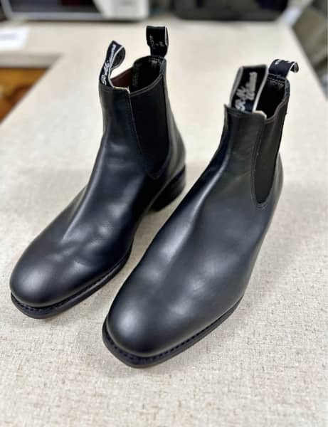 RM Williams Mens Black Comfort Craftsman Boots US Size 12.5 New