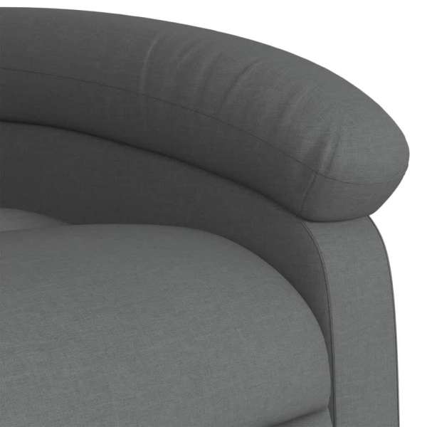 Massage Recliner Chair Dark Grey Fabric62863381443585113