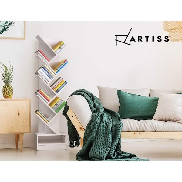 Tree Bookshelf 9 Tiers - ECHO White62863377597059113