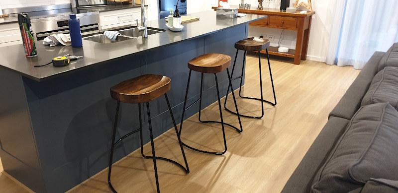 3 x timber tractor style kitchen/ bar stools62863374528899111