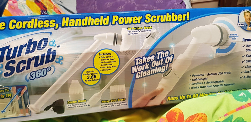 Turbo Scrub 360 handheld Power Scrubber63017765454337111