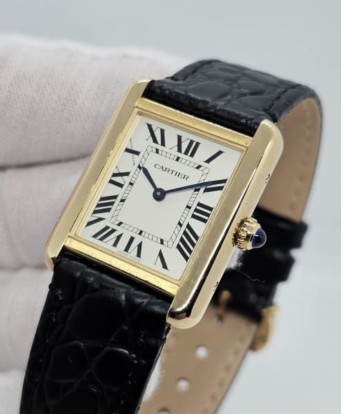 CARTIER W5200002 TANK SOLO 18K YELLOW GOLD BRAND NEW