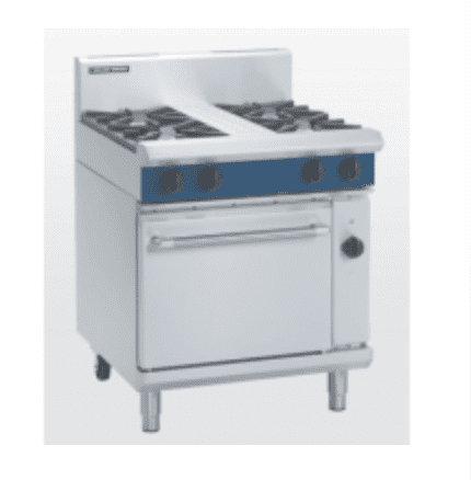Blue Seal GE54C 750mm Gas Range Convection Oven - 2 Burners & 300mm Gr630181721689621128