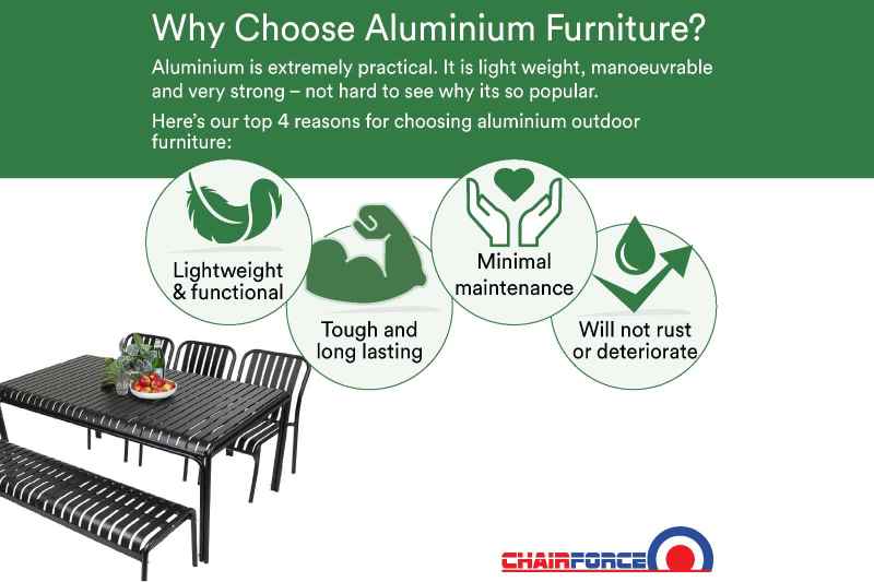 All-weather ALUMINIUM chair - Lightweight62863840947074111