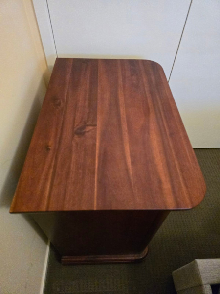 3 drawer bedside solid timber drawers/tables62863411365634113