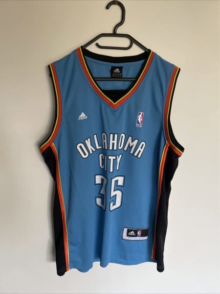 RARE! Vintage NBA Kevin Durant AOP Basketball Oklahoma City Thunder Shirt  Sz 2XL