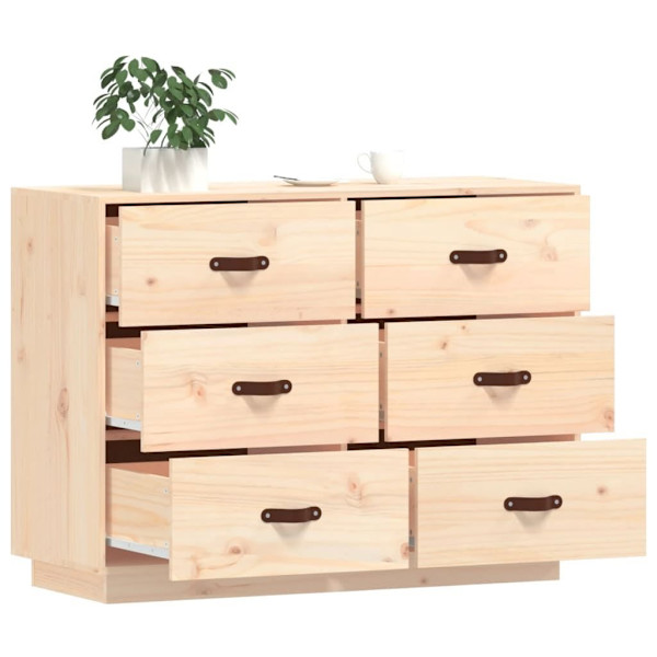 Sideboard 100x40x75 cm Solid Wood Pine62863408415617113