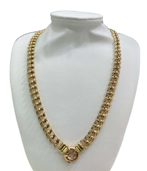 14k Yellow Gold Miami Cuban Link Chain 28 13.4mm 