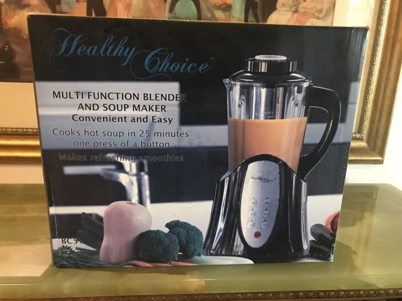 <> HEALTHY CHOICE <> Blender & soup maker <> NEW630204450734091128