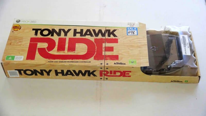 Wireless Tony Hawk Skateboard Ride Board for Xbox 360 With Tony Hawk Ride  Game