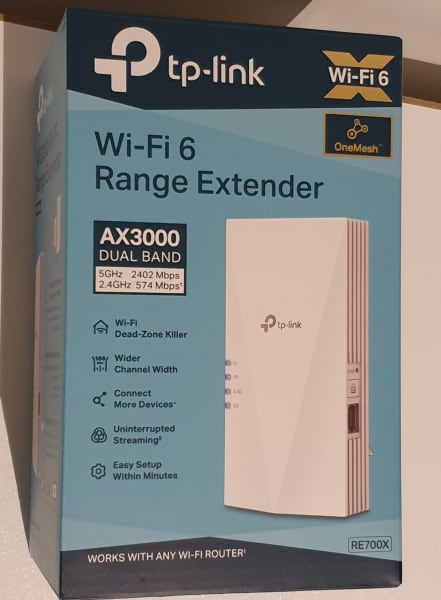 TP-Link RE700X V1 - Wi-Fi range extender - Wi-Fi 6