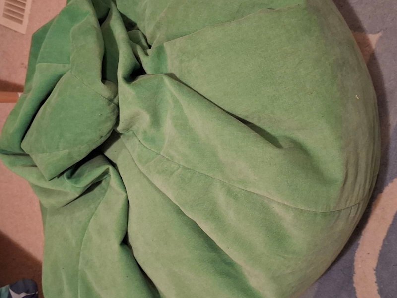 Green corduroy bean bag62863406153345111