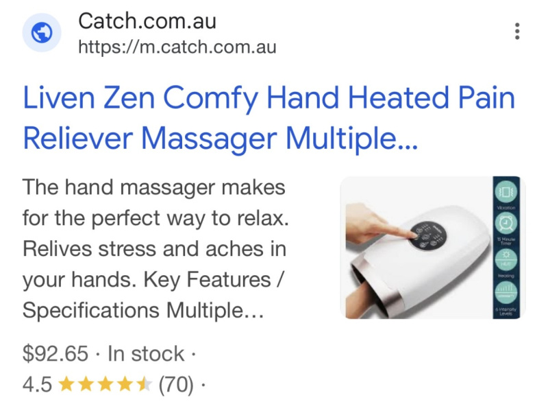 Livin Zen Hand massager 63021730729729113