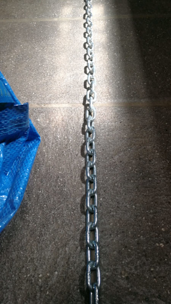 Galvanized chains 2 x 4.8m long new63009798057987112