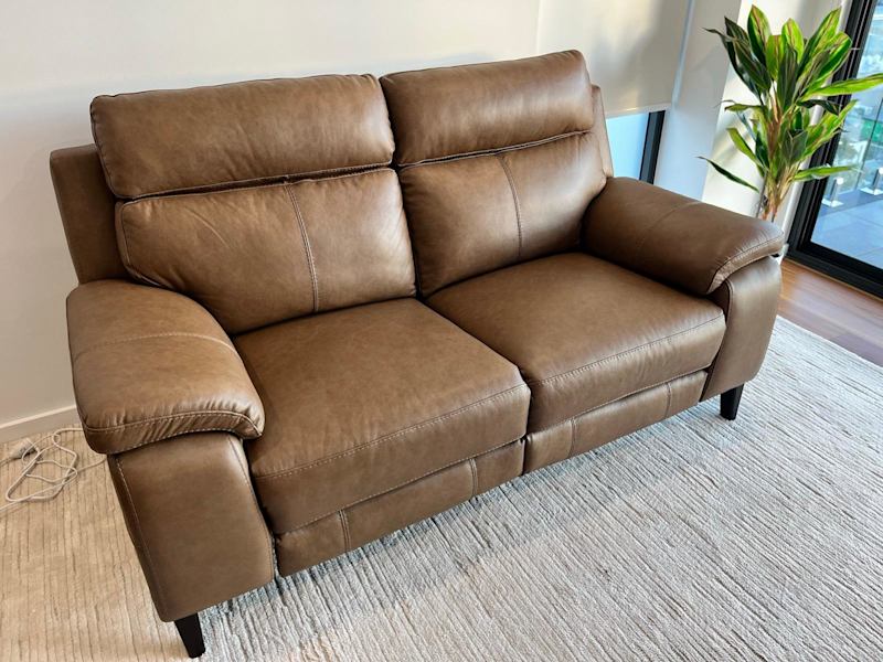 Nick Scali 2.5 seater leather recliner 62863376826497111